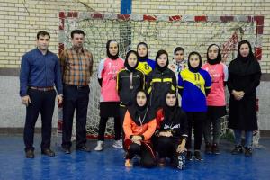 بهبهان قهرمان مسابقات هندبال نونهالان دختر استان خوزستان